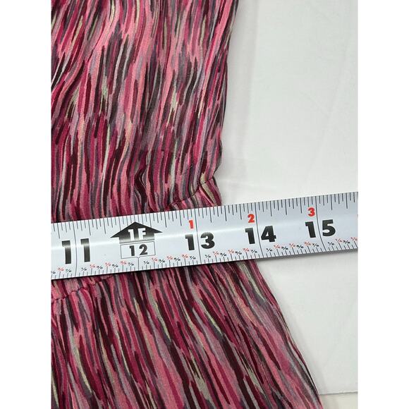 Ella Moss Dress Women XS 100% Silk Fairycore Event Romantic Boho Sheer Flowing - Picture 7 of 8